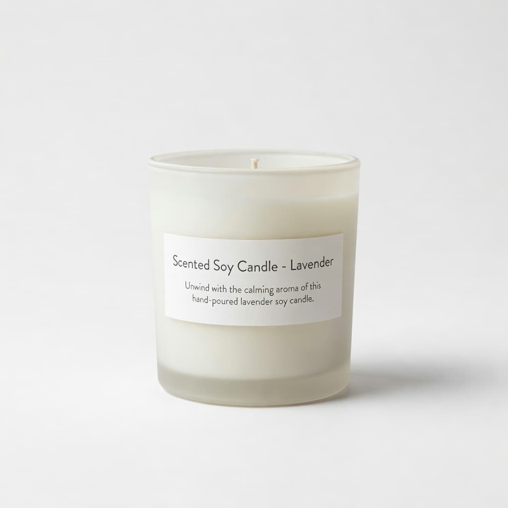 Scented Soy Candle - Lavender